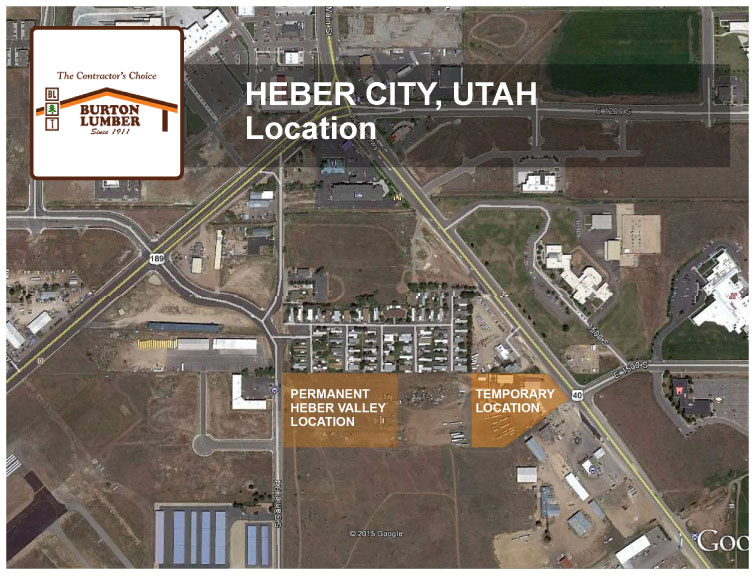 Burton Lumber Heber City Utah Location Building Supplies