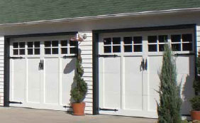 Woodcraft Custom Carriage House Wood Garage Doors